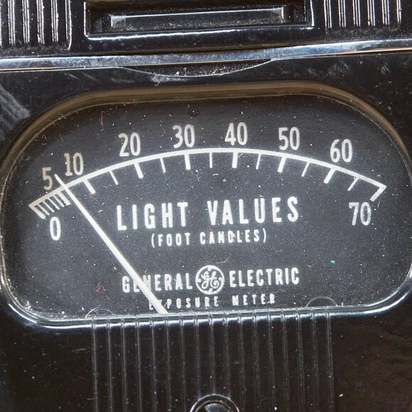 Vintage General Electric GE Exposure Meter, Light Values, With Case, Model 8DW58 - Picture 3 of 7